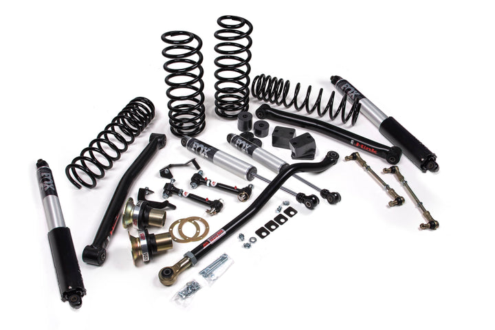 2018-2027 Jeep Wrangler JL J-Lander 3.5 Inch Lift Kit 4 Door with FOX 2.5 IFP Performance Series Shocks | JKS JSPEC130PS