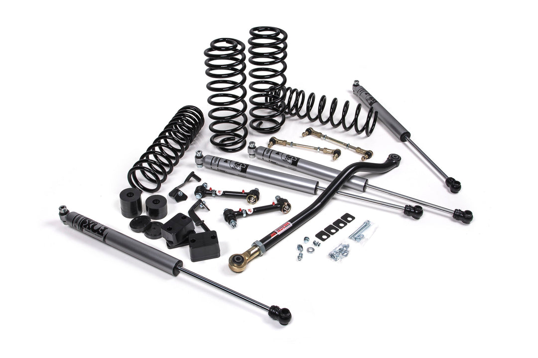 2021-2025 Jeep Wrangler JL 4xe J-Venture 2 Inch Lift Kit 4 Door with FOX 2.0 Adventure Series Shocks | JKS JSPEC172KFA