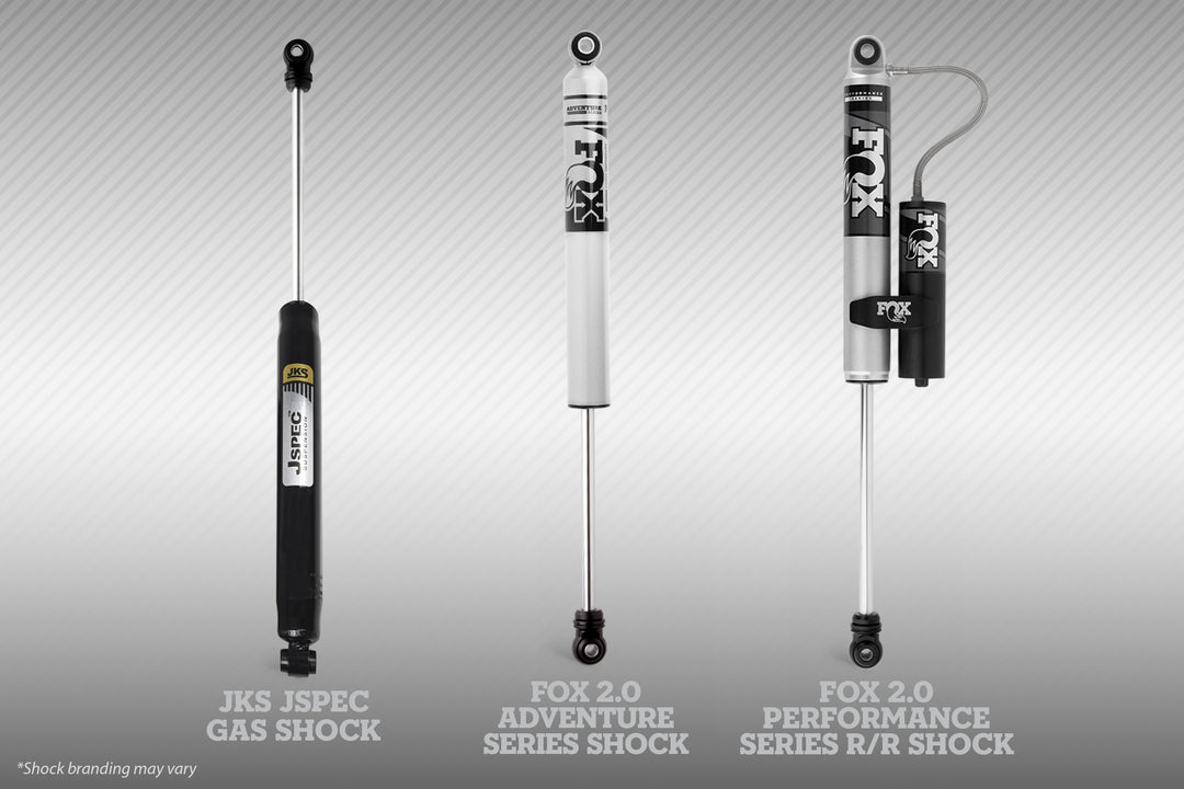 2007-2018 Jeep Wrangler JK 2 Door Right Hand Drive 3.5 Inch JSpec Lift Kit FOX 2.0 Performance Series Shocks | JKS JSPEC105KFP