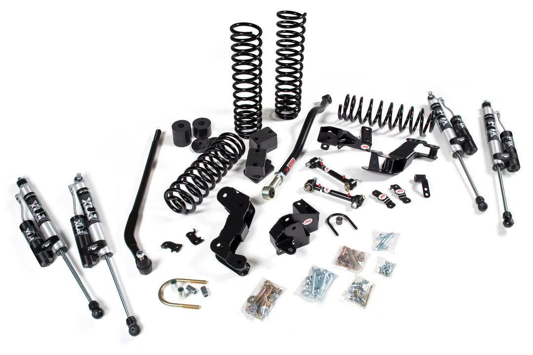 2007-2018 Jeep Wrangler JK 4 Door 3.5 Inch J Kontrol Lift Kit With FOX Remote Reservoir | JKS JSPEC108KFR