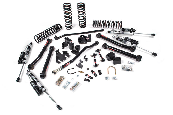 2007-2018 Jeep Wrangler JK J-Konnect 4 Door 3.5 Inch Lift Kit with FOX Adventure Series Shocks | JKS JSPEC113KFA | image 5