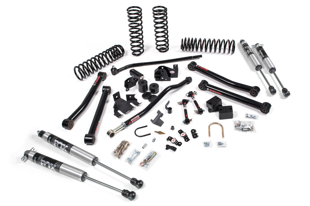 2007-2018 Jeep Wrangler JK J-Konnect 4 Door 3.5 Inch Lift Kit with FOX 2.0 Performance Series Shocks | JKS JSPEC113KFP