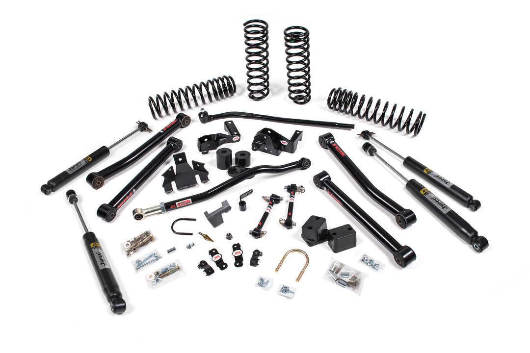 2007-2018 Jeep Wrangler JK J-Konnect 2 Door 3.5 Inch Lift Kit with JSpec Shocks | JKS JSPEC114K