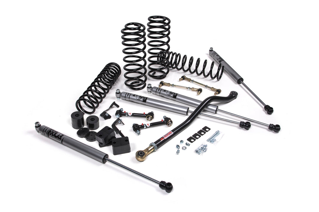 2018-2026 Jeep Wrangler JL J-Venture 2.5 Inch Lift Kit 4 Door with FOX Adventure Series Shocks Standard Rate Coils | JKS JSPEC117KFA | image 2