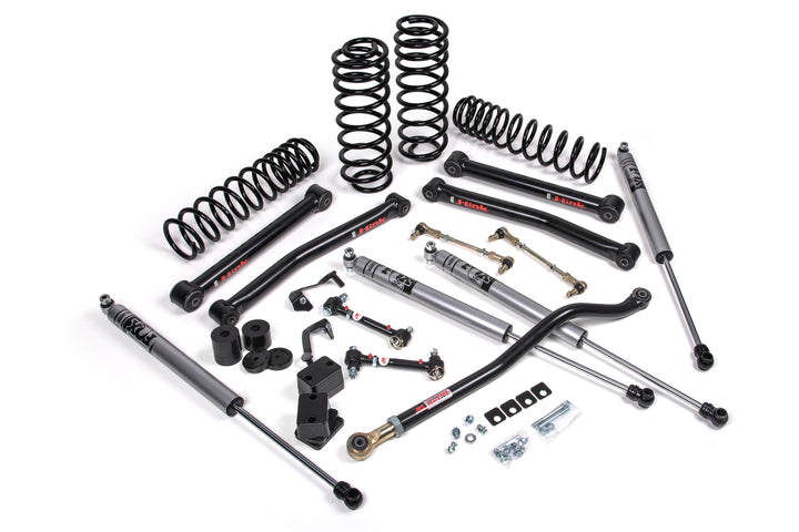 2018-2026 Jeep Wrangler JL J-Konnect 3.5 Inch Lift Kit 4 Door with FOX Adventure Series Shocks HD Rate Coils | JKS JSPEC124KFA | image 2