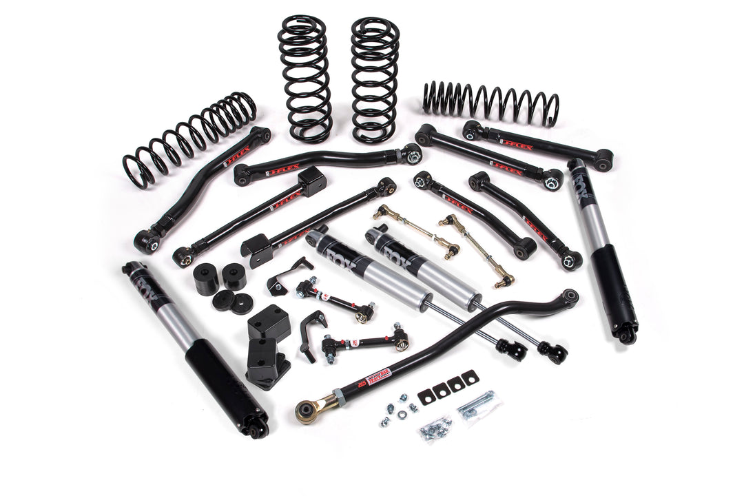 2018-2026 Jeep Wrangler JL J-Krawl 2.5 Inch Lift Kit 4 Door with FOX 2.5 Performance Shocks Standard Rate Coils | JKS JSPEC125PS