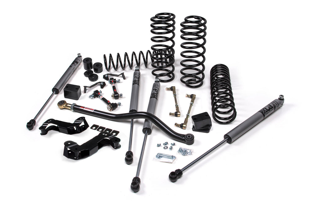 2018-2027 Jeep Wrangler JL J-Kontrol 3 Inch Lift Kit 2 Door with FOX 2.0 Adventure Series Shocks Heavy Duty Rate Coils | JKS JSPEC135KFA