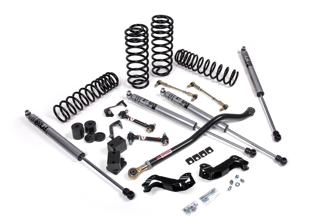 2018-2026 Jeep Wrangler JL J-Kontrol 3 Inch Lift Kit 2 Door with FOX Adventure Series Shocks HD Rate Coils | JKS JSPEC135KFA | image 2