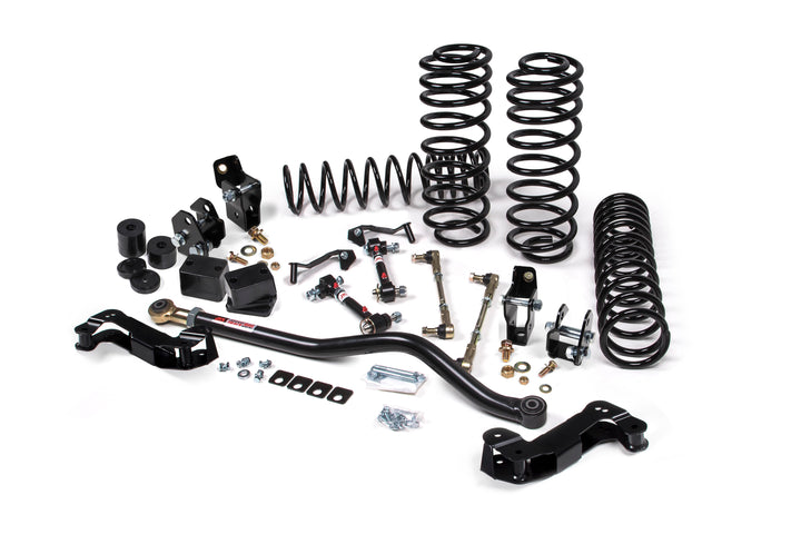 2018-2027 Jeep Wrangler JL J-Kontrol 2.5 Inch Lift Kit 4 Door with Shock Extension Brackets (OE Shocks) Standard Rate Coils | JKS JSPEC137KNS