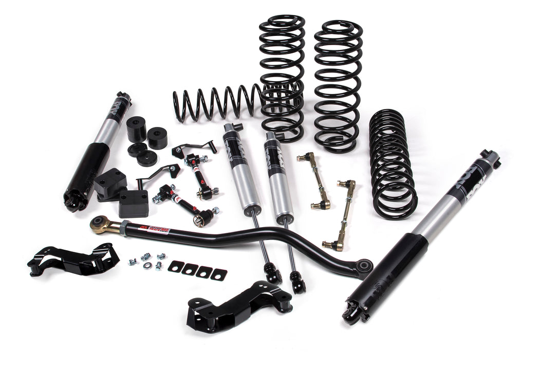 2018-2026 Jeep Wrangler JL J-Kontrol 3.5 Inch Lift Kit 4 Door with FOX 2.5 Performance Series Shocks HD Rate Coils | JKS JSPEC142PS