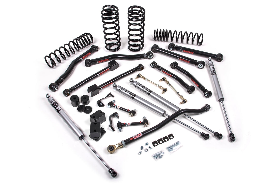 2018-2026 Jeep Wrangler JL J-Krawl 3 Inch Lift Kit 2 Door with FOX Adventure Series Shocks HD Rate Coils | JKS JSPEC148KFA