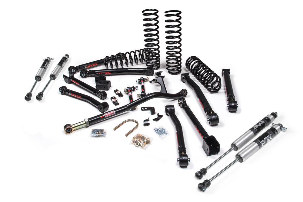 2018-2027 Jeep Wrangler JL J-Krawl 3 Inch Lift Kit 2 Door with FOX 2.0 Performance Series Shocks Heavy Duty Rate Coils Flex End Control Arms | JKS JSPEC148KFP