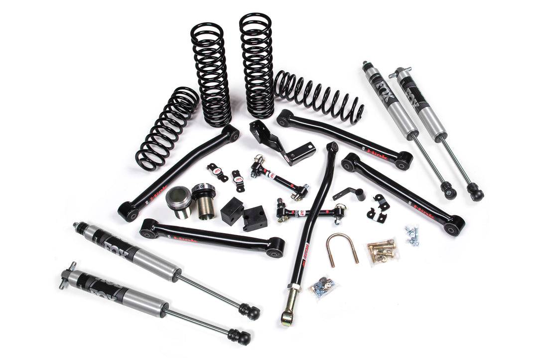 2007-2018 Jeep Wrangler JK J-Lander 3.5 Inch 4 Door with FOX 2.0 Performance Series Shocks | JKS JSPEC154KFP