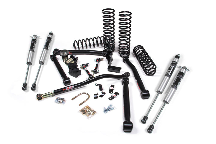 2007-2018 Jeep Wrangler JK J-Lander 3.5 Inch 4 Door with FOX 2.0 Performance Series Shocks | JKS JSPEC154KFP | image 2