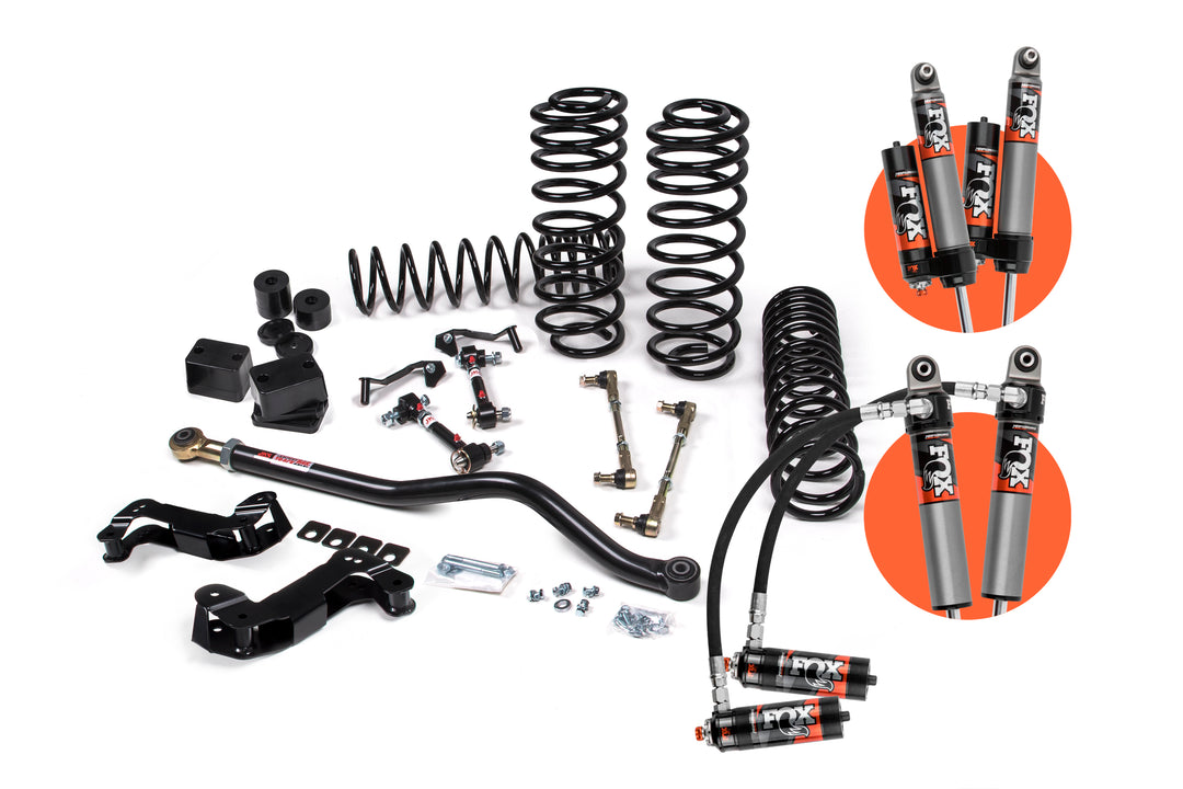 2018-2026 Jeep Wrangler JL J-Kontrol 2.5 Inch 4 Door with FOX 2.5 Performance Elite Series Shocks Diesel | JKS JSPEC166PES