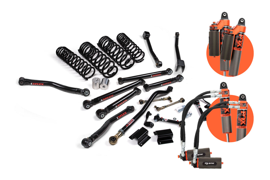2020-2024 Jeep Gladiator JT 3.5 Inch Front 2 Inch Rear Lift Kit J-Krawl FOX 3.0 Factory Race Series IBP Shocks | JKS JSPEC171FRS