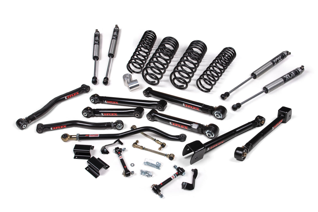2020-2024 Jeep Gladiator JT 3.5 Inch Front 2 Inch Rear Lift Kit J-Krawl FOX Performance 2.0 Shocks | JKS JSPEC171KFP