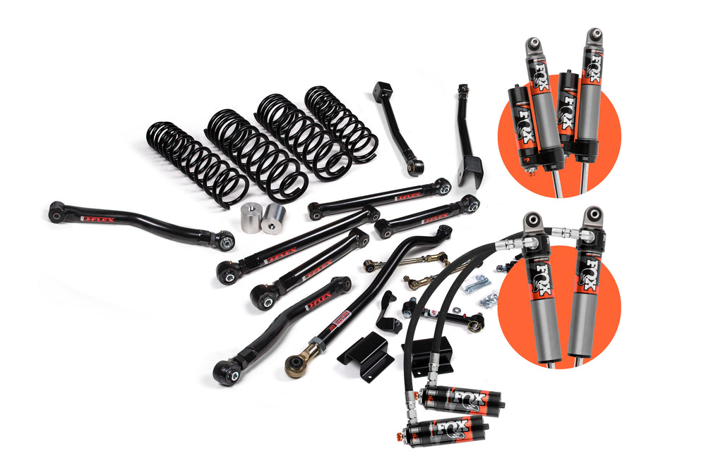 2020-2025 Jeep Gladiator JT J-Krawl 3-3.5 Inch Lift Kit with FOX 2.5 Performance Elite Series Shocks Flex End Control Arms | JKS JSPEC171PES