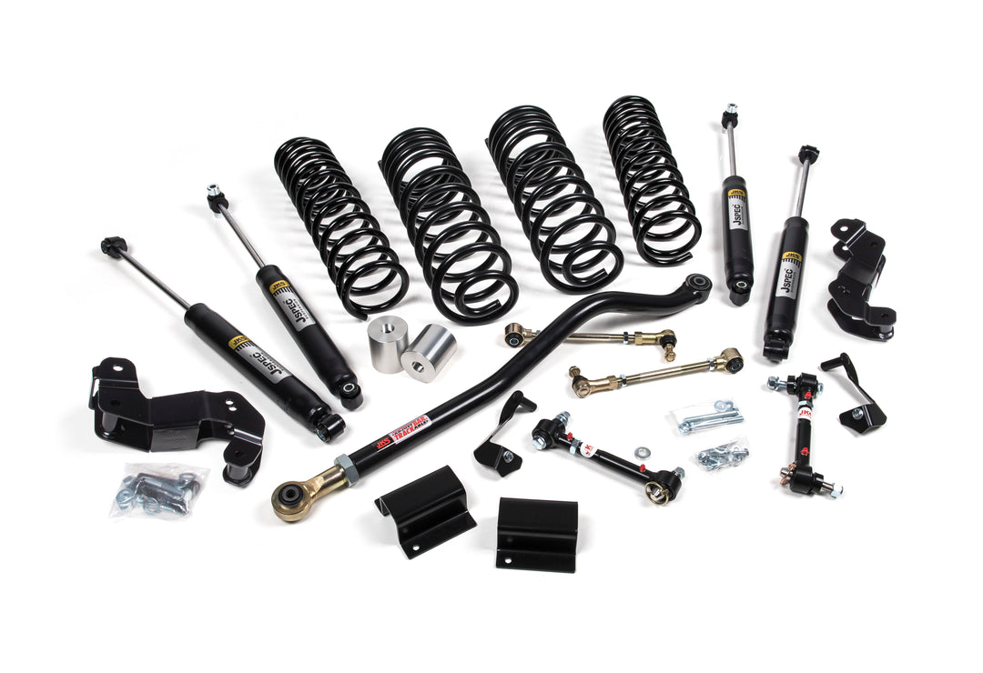 2020-2026 Jeep Gladiator JT 4WD 3-3.5 Inch J-Kontrol Suspension Lift Kit 1.5-2 Inch Rear with J-Spec Shocks | JKS JSPEC176K
