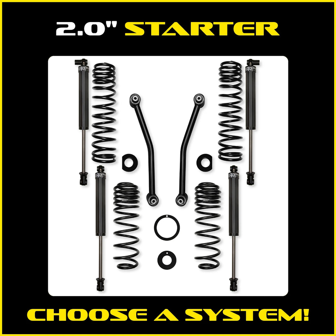 Rock Krawler 2.0 Inch Starter System - 2020+ Gladiator JT - kit photo