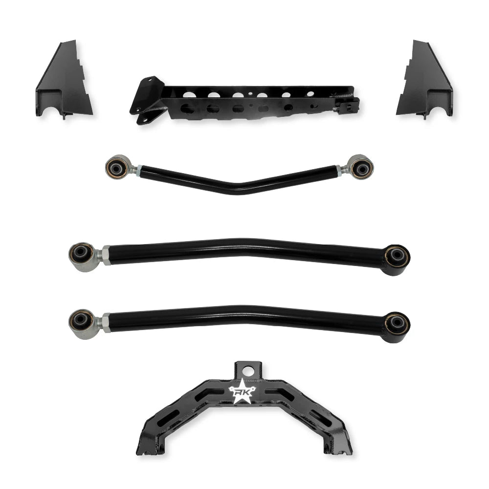 Rock Krawler Adventure-X Rear Long Arm Upgrade (3 Link) - 2020+ Gladiator JT - kit photo