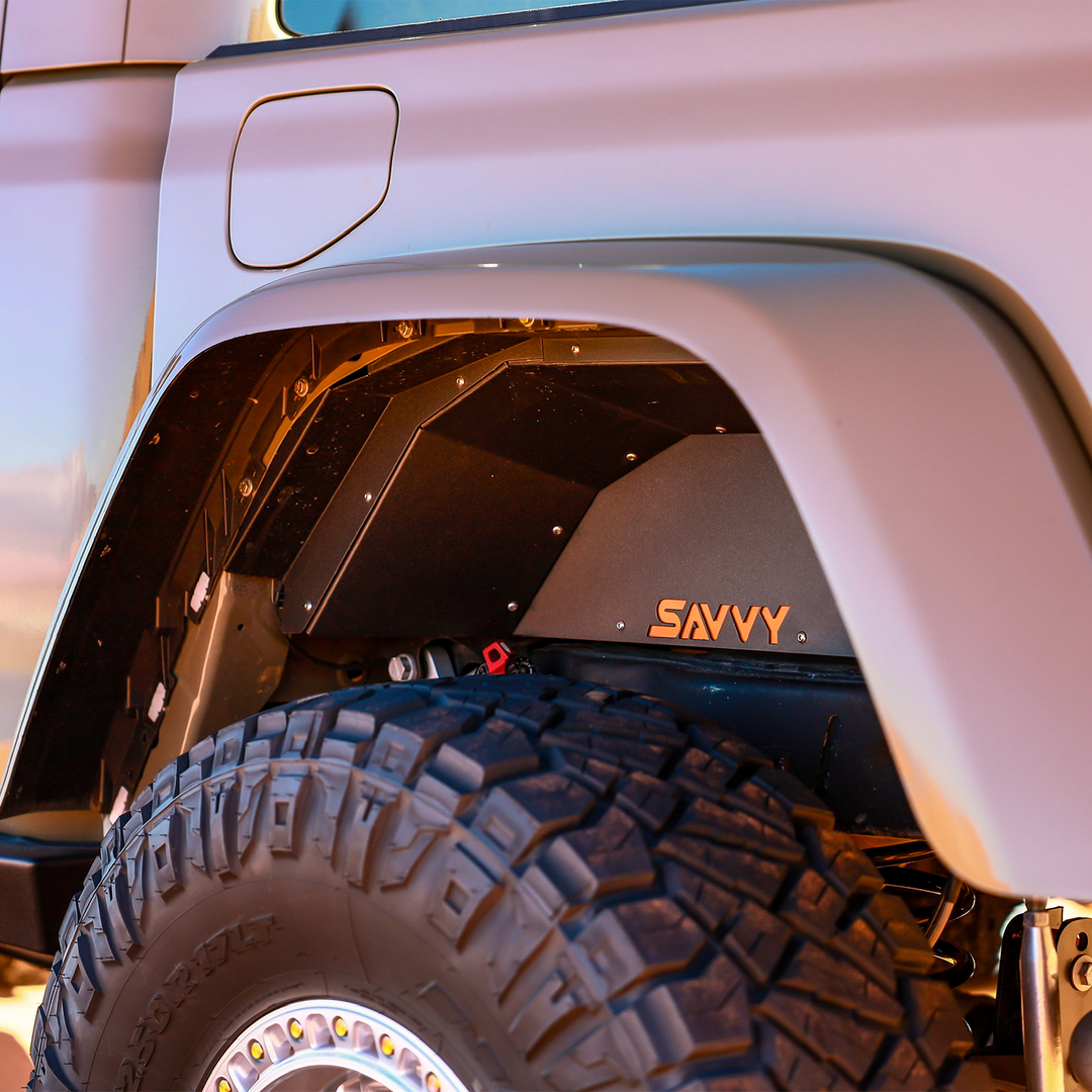 Savvy Rear Inner Fenders (High Clearance Aluminum) - 2020-2026 Jeep JT