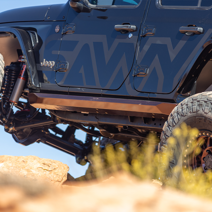 Savvy Rock Sliders Krawler Lite (Weld On) - 2018-2026 Jeep JLU