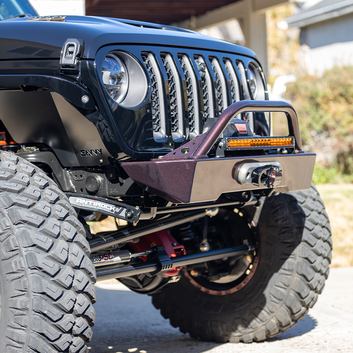 Savvy Front Bumper with Hoop (Aluminum Krawler Lite) - 2018-2026 Jeep JL/JLU/JT