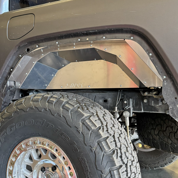 Savvy Rear Inner Fenders (High Clearance Aluminum) - 2020-2026 Jeep JT