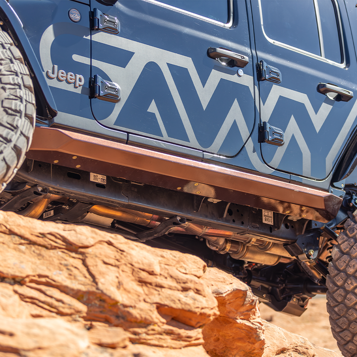 Savvy Rock Sliders Krawler Lite (Weld On) - 2018-2026 Jeep JLU
