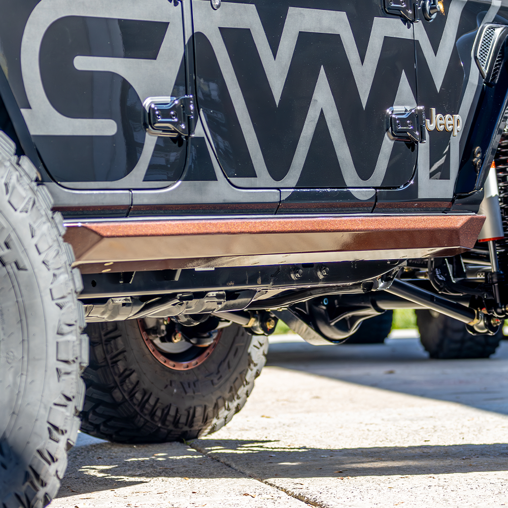 Savvy Rock Sliders Krawler Lite (Bolt On) - 2018-2026 Jeep JLU
