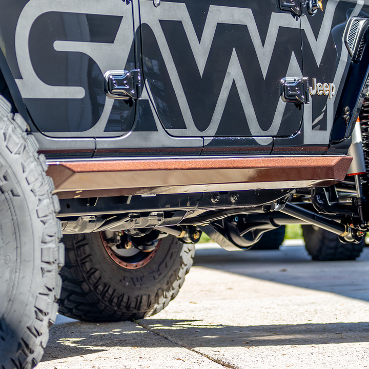 Savvy Rock Sliders Krawler Lite (Bolt On) - 2018-2026 Jeep JLU