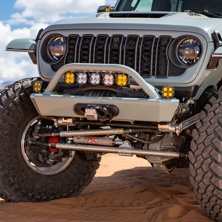 Savvy Front Bumper with Hoop (Legacy 6061 Aluminum) - 2018-2026 Jeep JL/JLU/JT