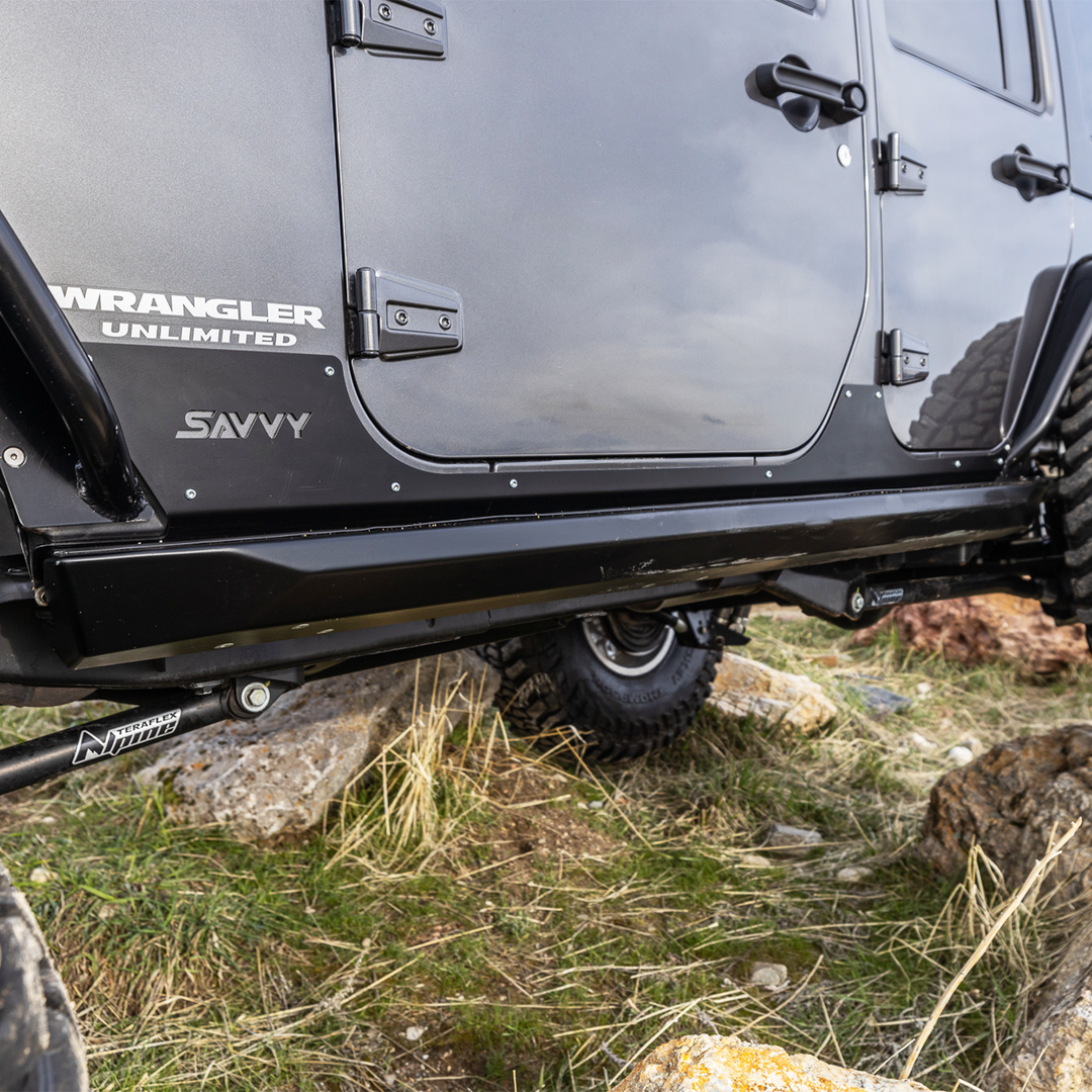 Savvy Rocker Armor Trim Kit (Lightweight Aluminum) - 2007-2018 Jeep JKU