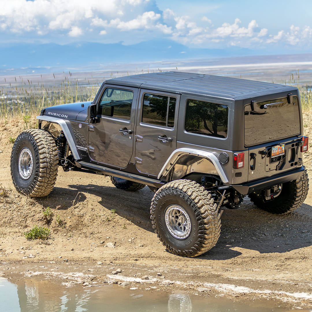 Savvy Rear Ultra High Line Fenders (Aluminum) - 2007-2018 Jeep JK/JKU