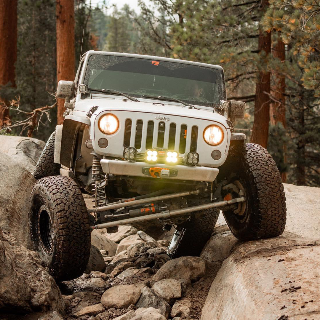 Savvy Front Bumper without Hoop (Legacy 6061 Aluminum) - 2007-2018 Jeep JK/JKU