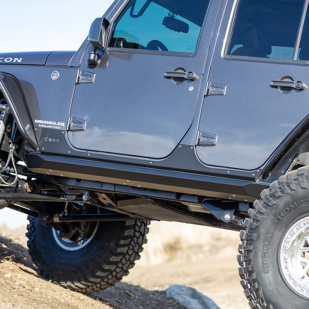 Savvy Rock Sliders Krawler Lite (Weld On) - 2007-2018 Jeep JKU