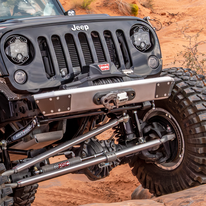 Savvy Front Bumper without Hoop (Legacy 6061 Aluminum) - 2007-2018 Jeep JK/JKU