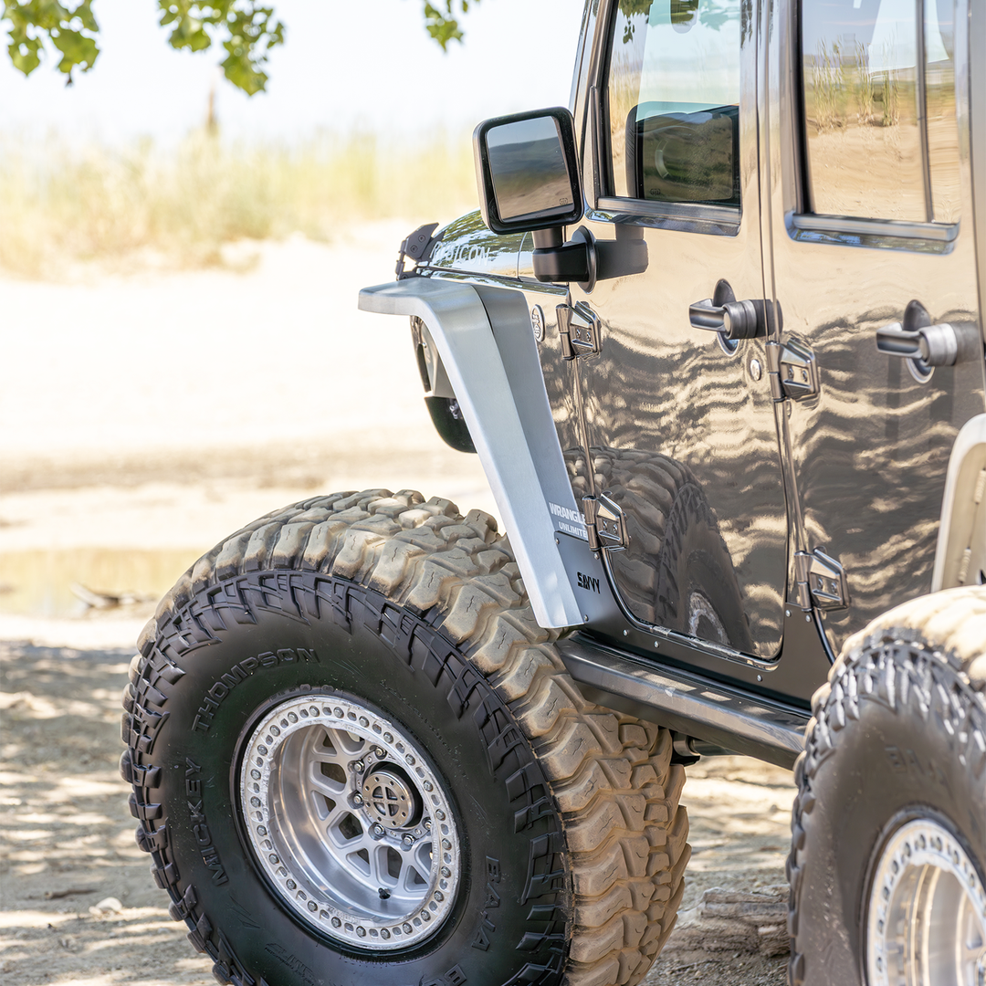 Savvy Ultra Highline Fender Kit (Aluminum Front & Rear Fenders) - 2007-2018 Jeep JK/JKU