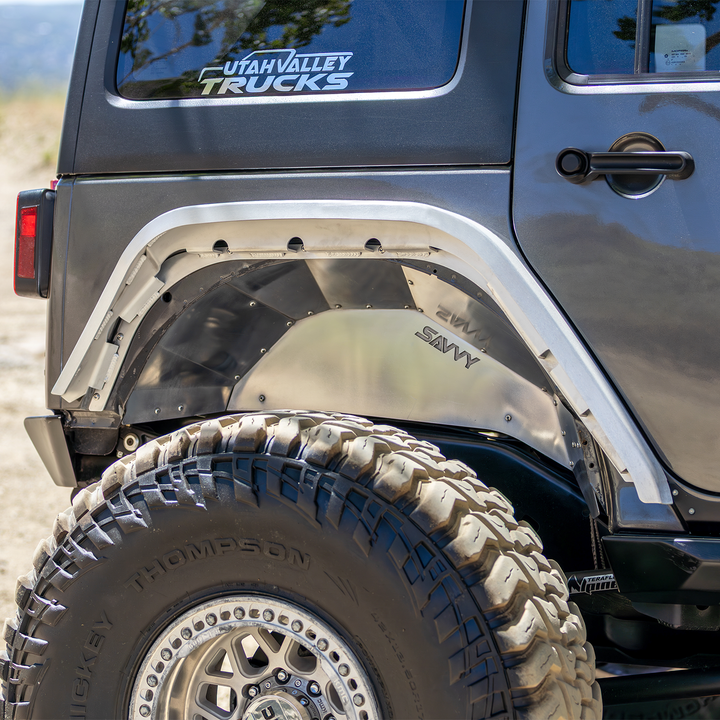 Savvy Ultra Highline Fender Kit (Aluminum Front & Rear Fenders) - 2007-2018 Jeep JK/JKU