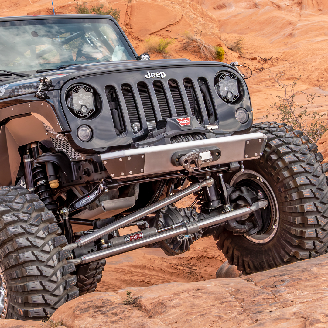 Savvy Front Bumper without Hoop (Legacy 6061 Aluminum) - 2007-2018 Jeep JK/JKU