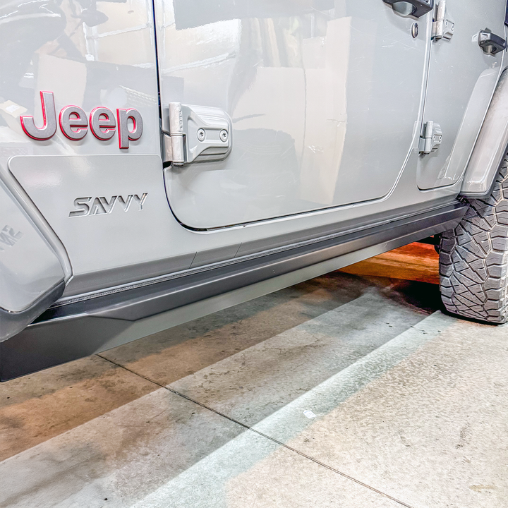 Savvy Rocker Armor Trim Kit (Lightweight Aluminum) - 2018-2026 Jeep JLU