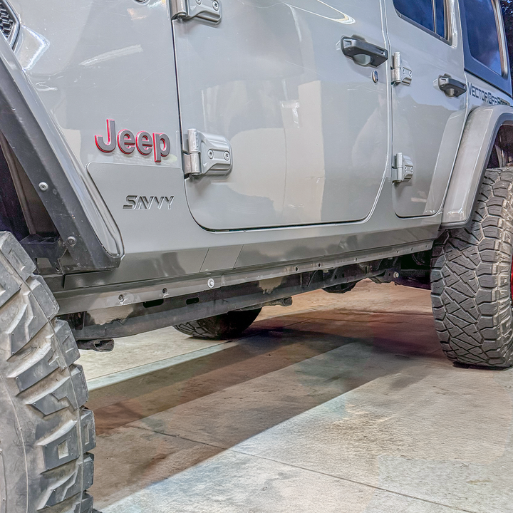 Savvy Rocker Armor Trim Kit (Lightweight Aluminum) - 2018-2026 Jeep JLU