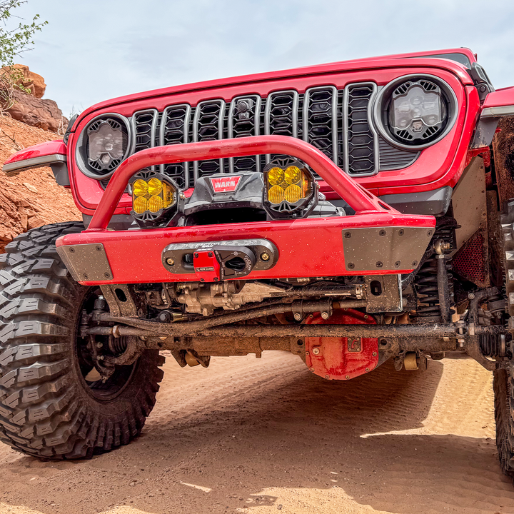 Savvy Legacy Front Bumper Hard Core Corners (Stainless Steel) - 2007-2026 Jeep JK/JL/JT
