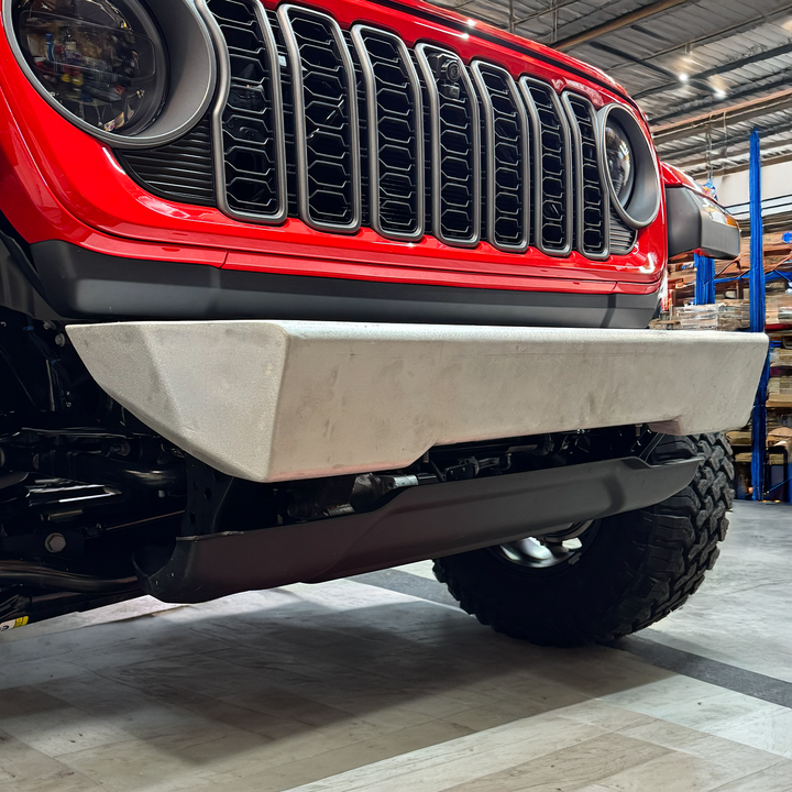 Savvy Front Bumper without Hoop (Aluminum Surf & Turf Winchless Skin) - 2007-2026 Jeep JK/JKU/JL/JLU/JT