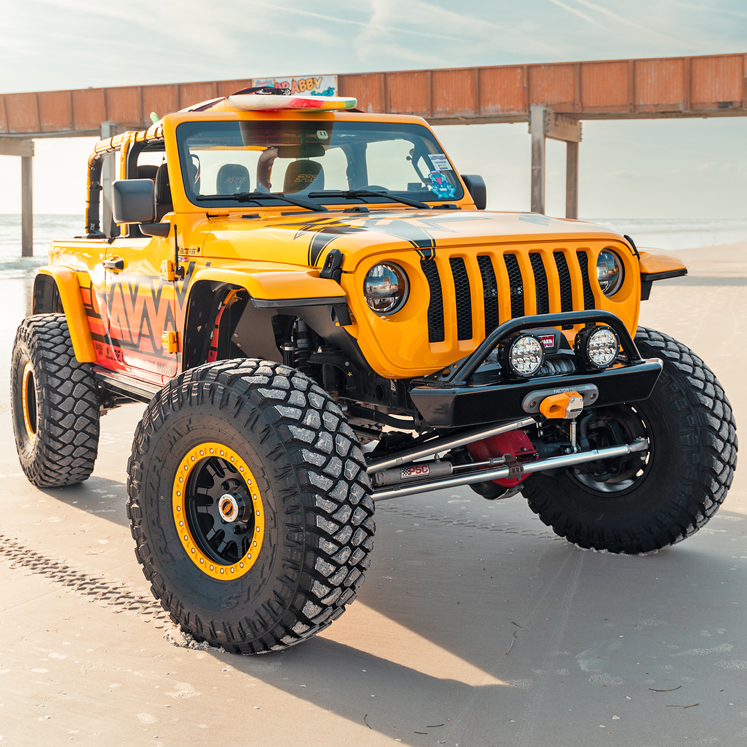 Savvy Front Bumper with Hoop (Legacy 6061 Aluminum) - 2018-2026 Jeep JL/JLU/JT