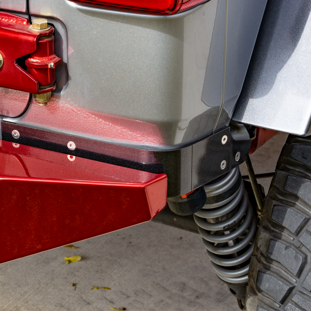 Savvy Rear Trim Kit & Corner Guards (6061 Aluminum) - 2018-2026 Jeep JL/JLU