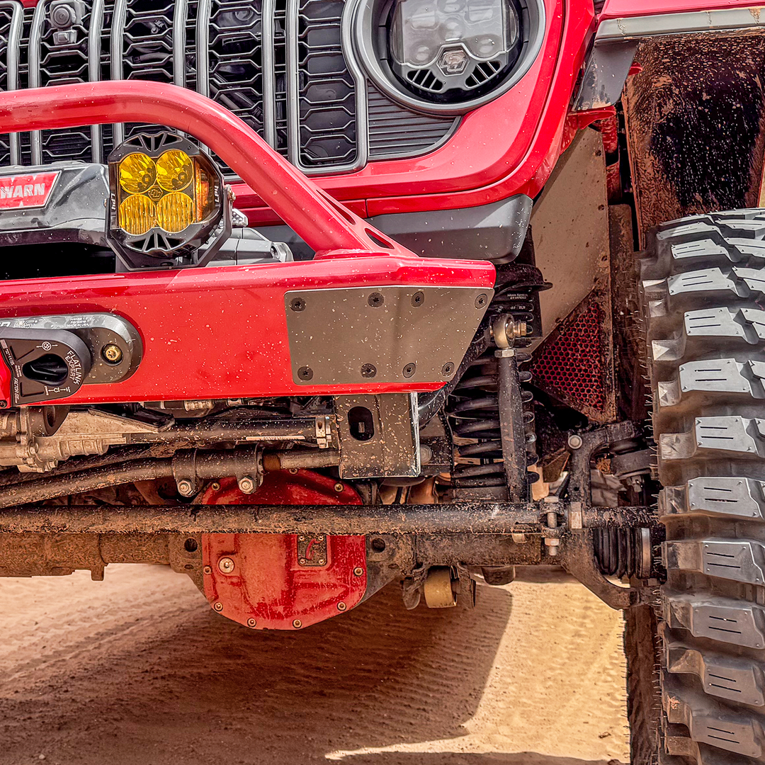 Savvy Legacy Front Bumper Hard Core Corners (Stainless Steel) - 2007-2026 Jeep JK/JL/JT