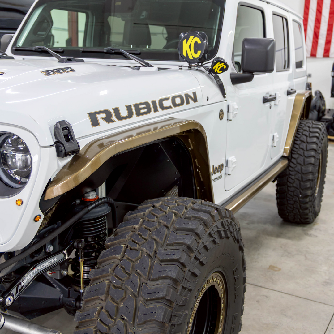 Savvy Ultra Highline Fender Kit (Aluminum Front & Rear Fenders) - 2018-2027 Jeep JL/JLU