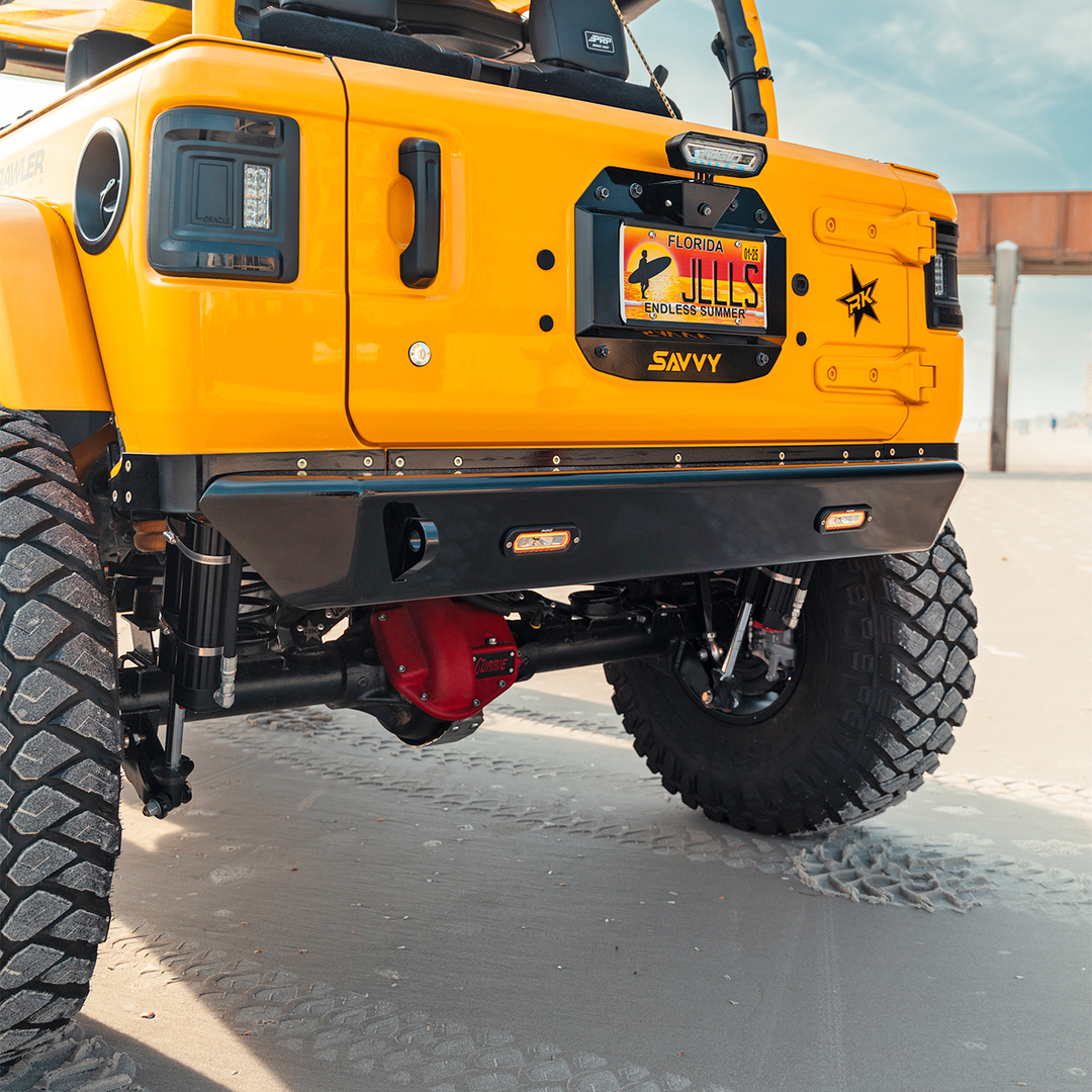 Savvy Rear Bumper (Legacy 6061 Aluminum) - 2018-2026 Jeep JL/JLU